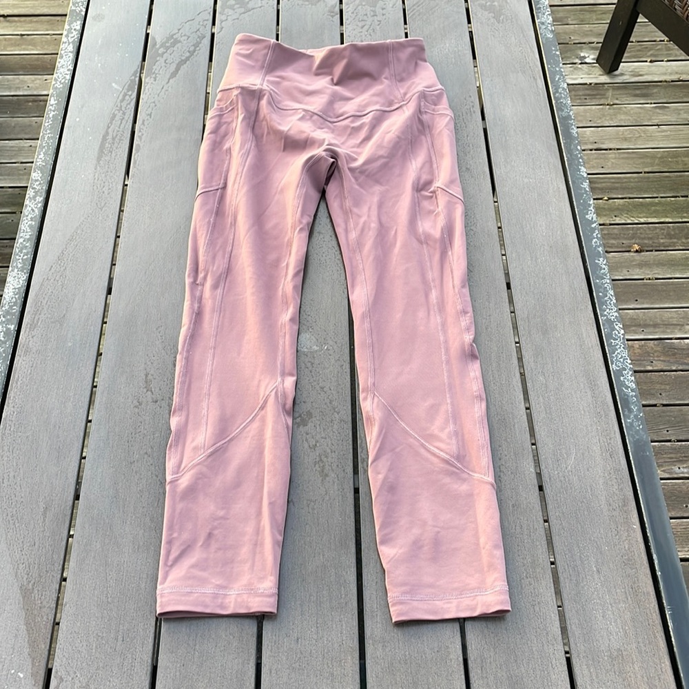 Lululemon All The Right Places Crop II *23" Size 4 Figue